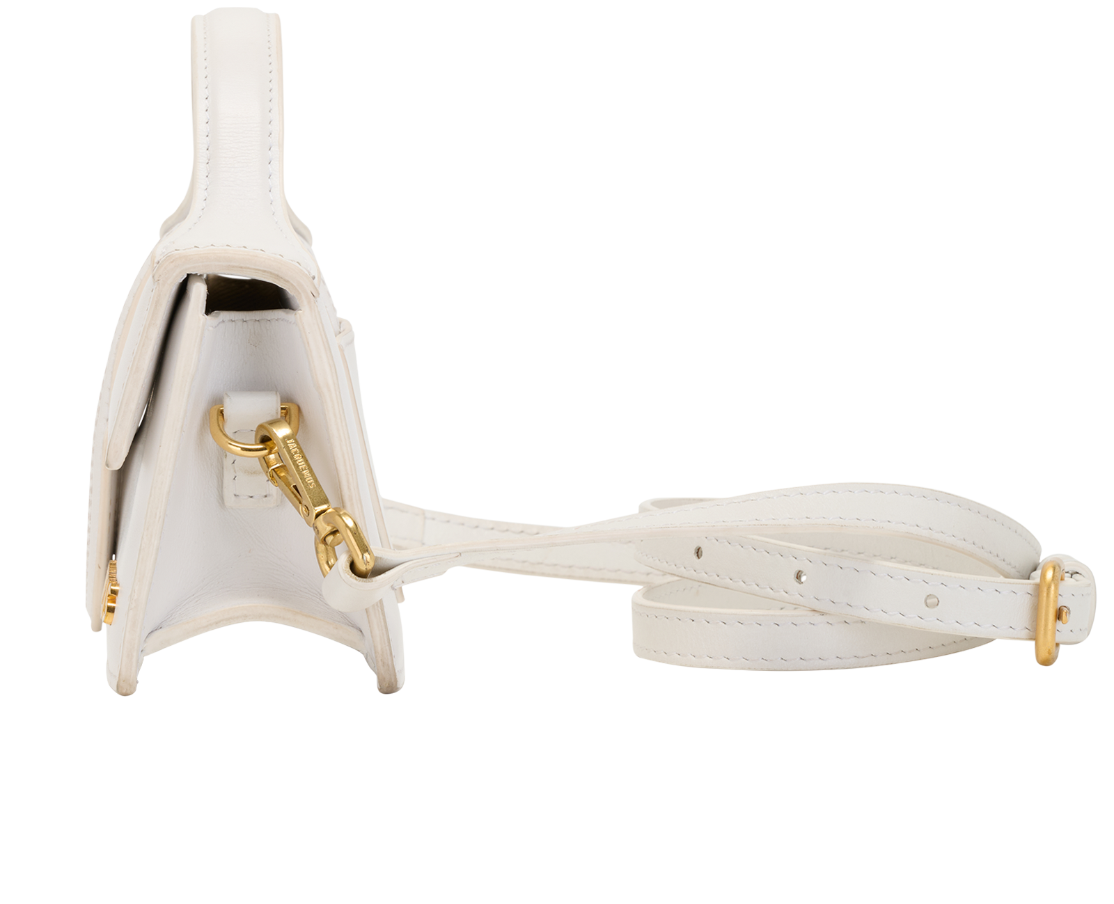 The Bambino, &pound;175, Handbags, White, Leather, Bottom view